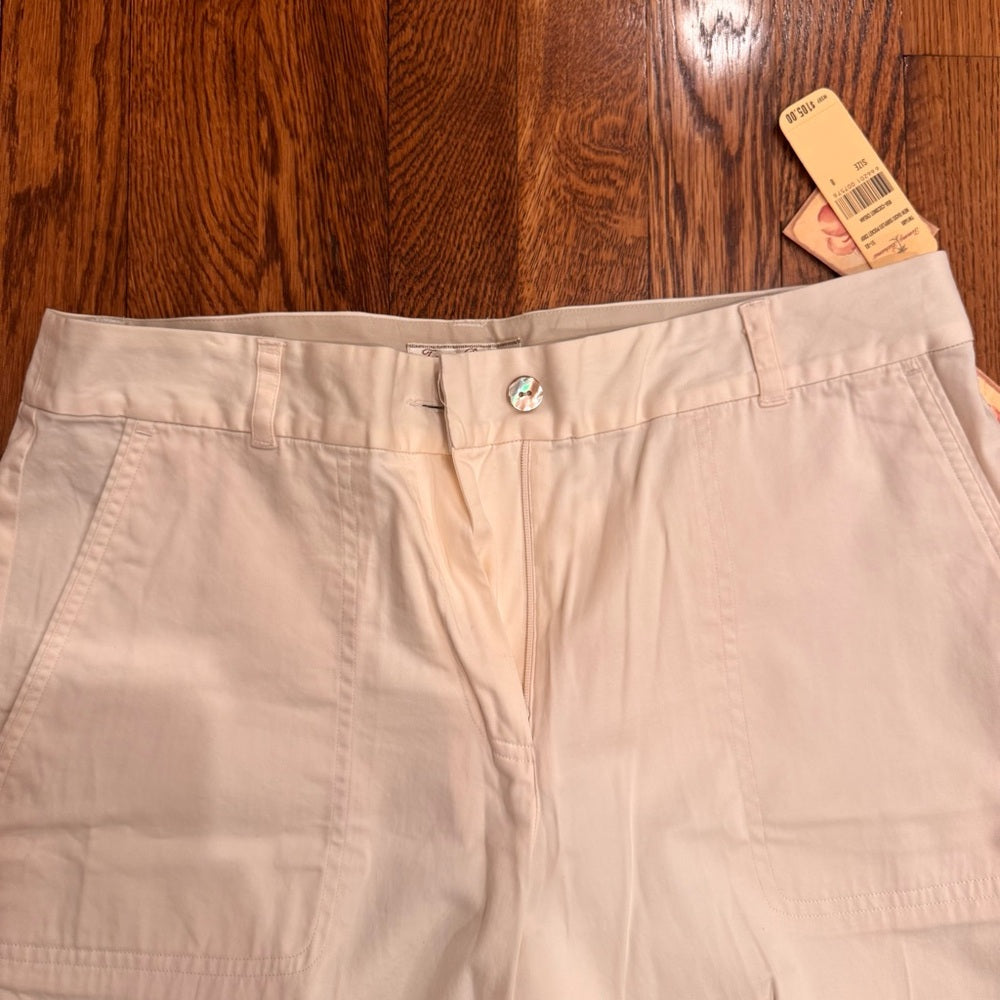 NWT Tommy Bahama Tan Cargo Pants Size 8