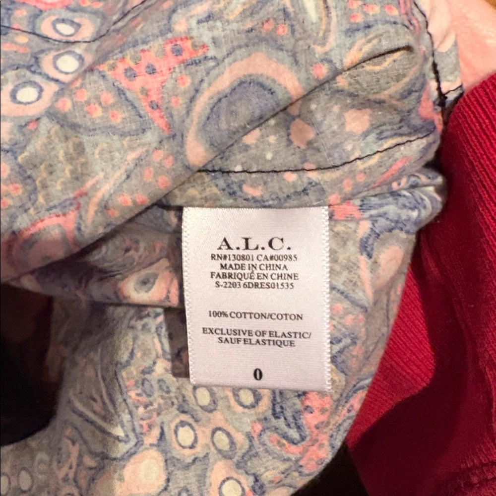 NWT A.L.C Woman’s Multi Dani Dress Size 0