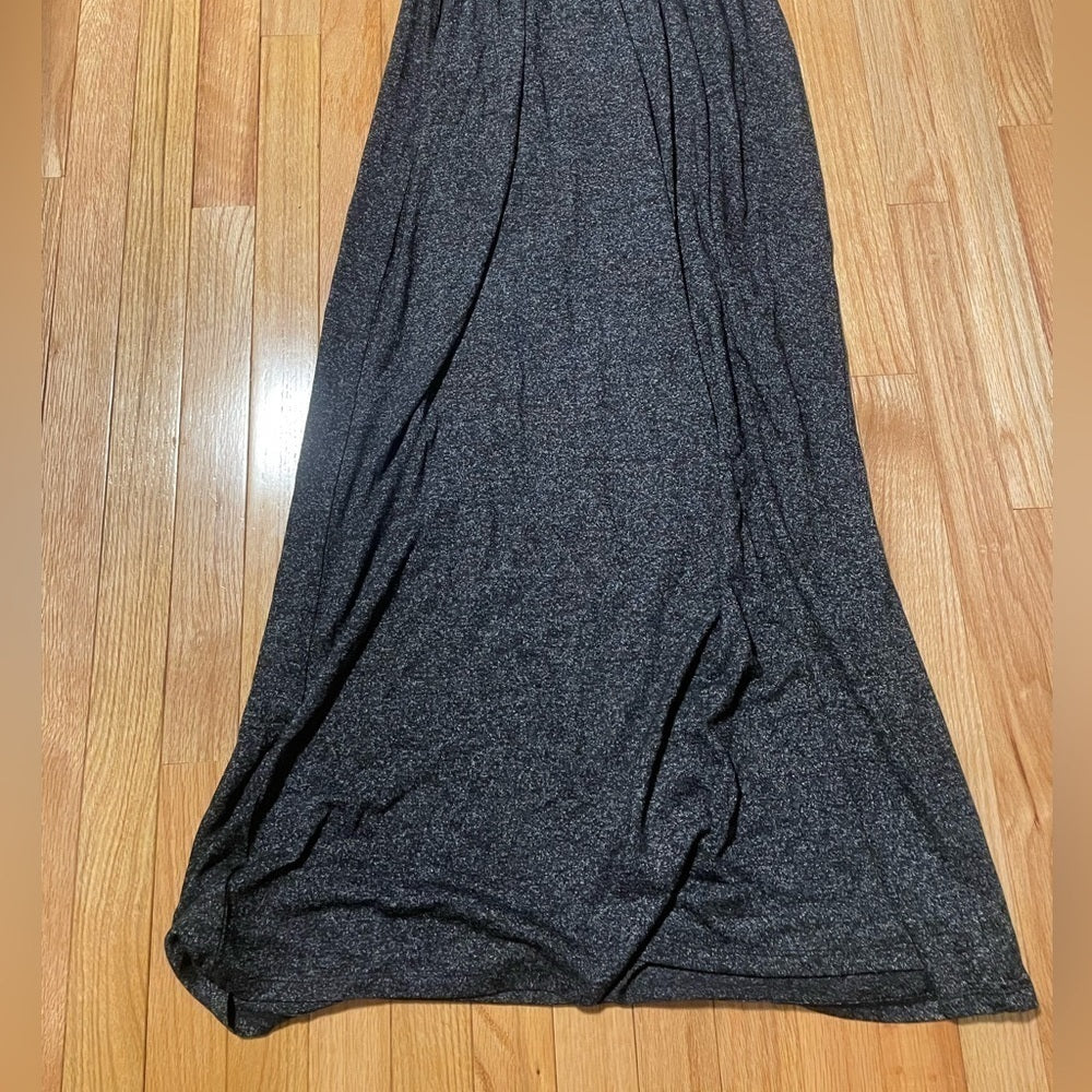 NWT Loft Grey Maxi Sleeveless Dress Size Small