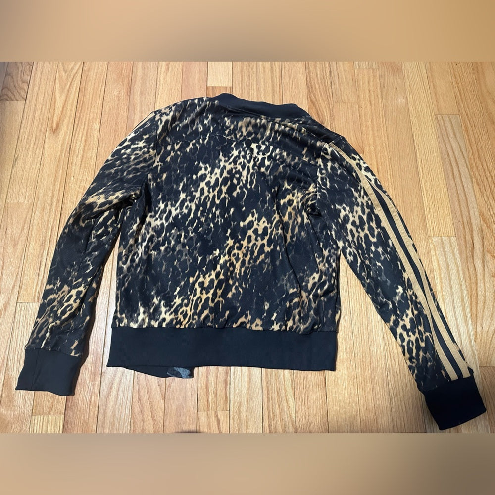 Leopard and Camouflage Print Reversible Women's Jacket