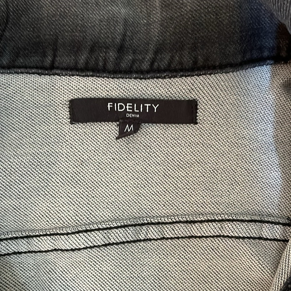 Fidelity Women’s Black Jean Jacket Size Medium