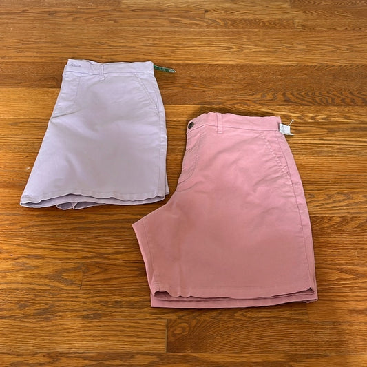 NWT GAP Men’s Pink and Purple Shorts Size 33 8 inches short