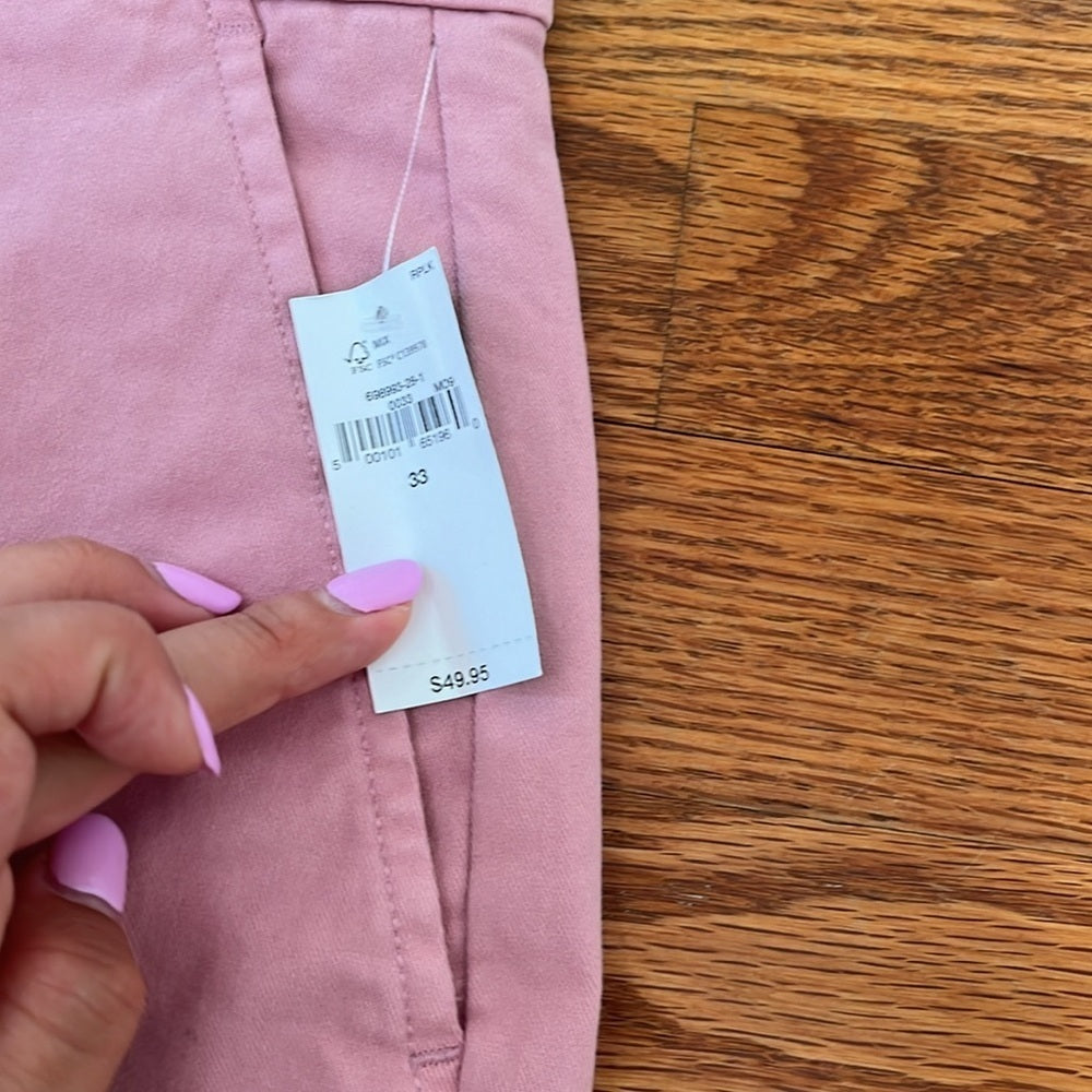 NWT GAP Men’s Pink and Purple Shorts Size 33 8 inches short