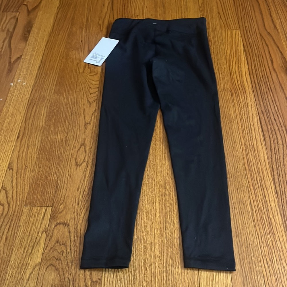 NWT 90 Degree by Reflex Girl’s Black Leggings Size M (10)