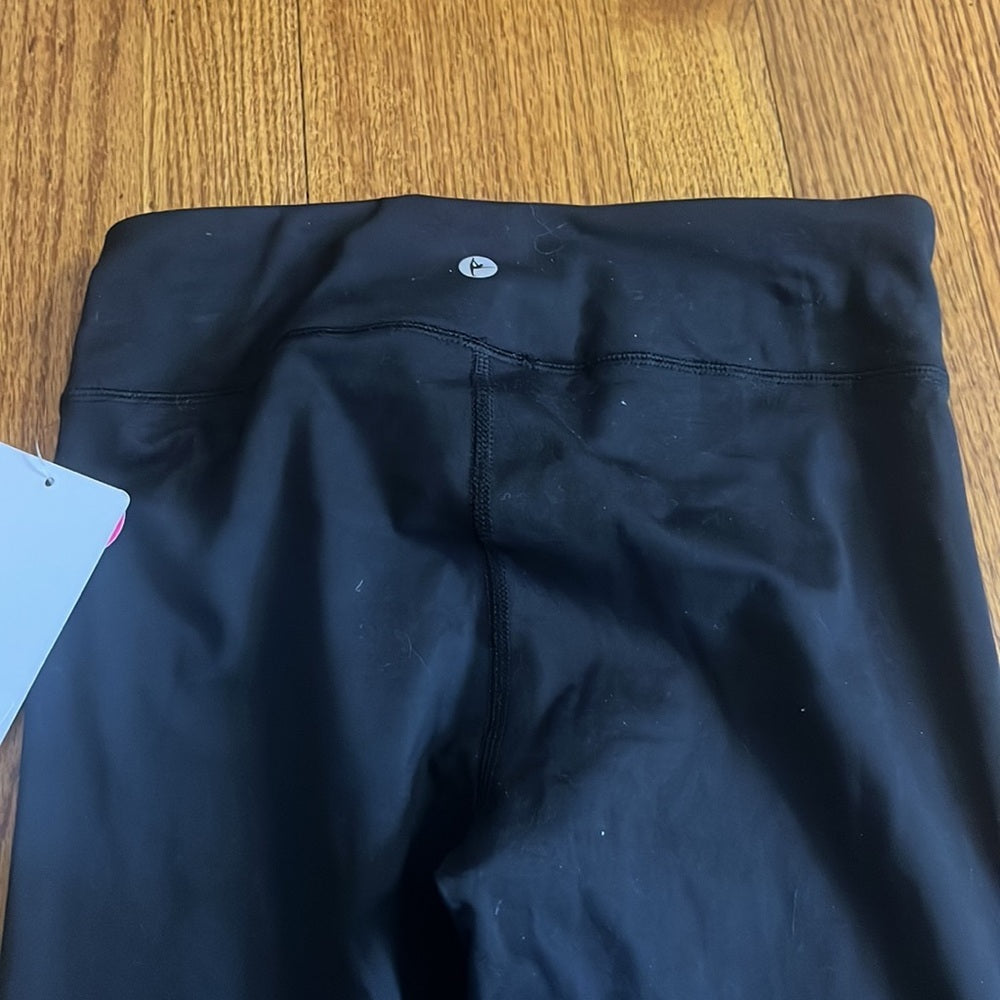 NWT 90 Degree by Reflex Girl’s Black Leggings Size M (10)