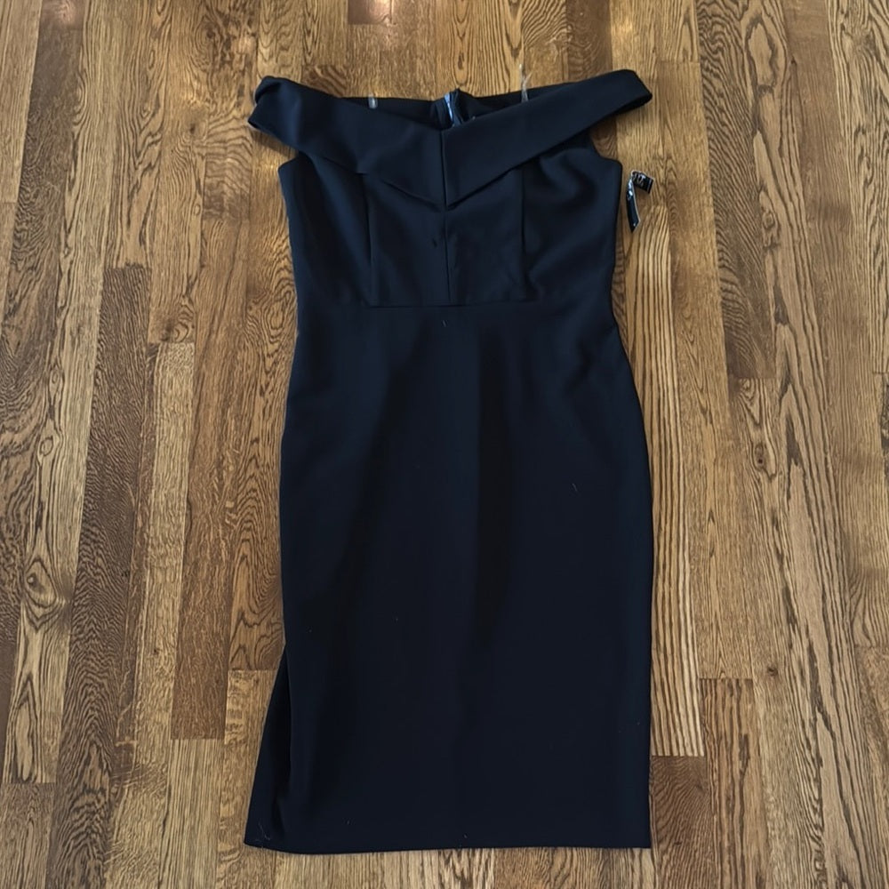 NWT New York & Company Women’s Black Off-Shoulder Dress Size 8