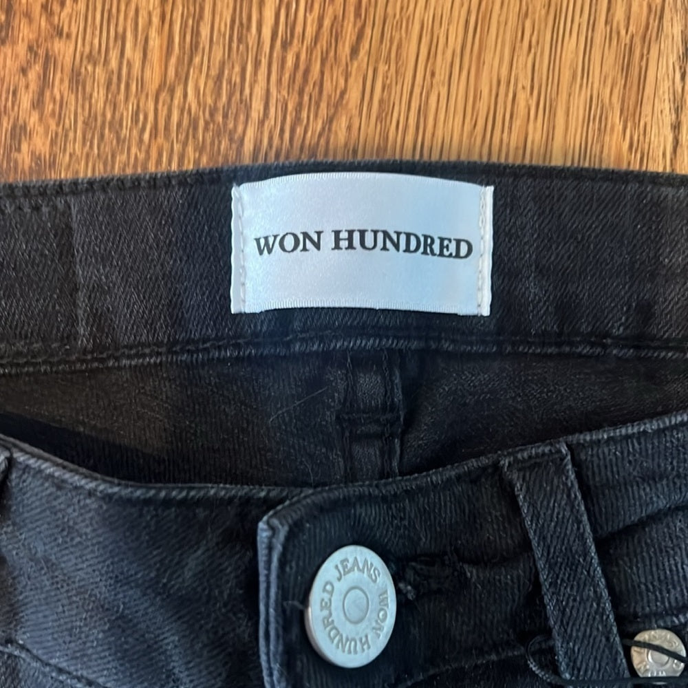 NWT Won Hundred Women’s Elle Washed Black Jeans Size 27