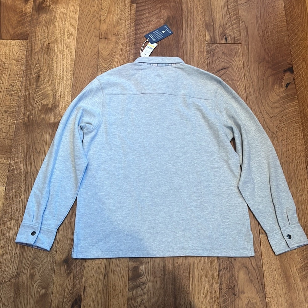 NWT Tommy Bahama Men’s Grey Heather Las Arias Polo Size M