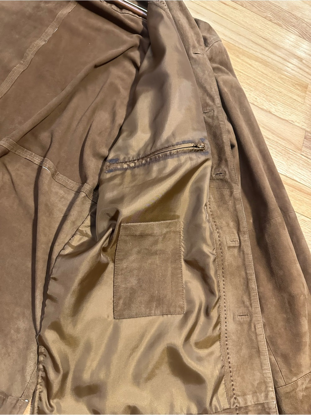 Robert Talbott Brown Leather Men's Jacket Size Medium