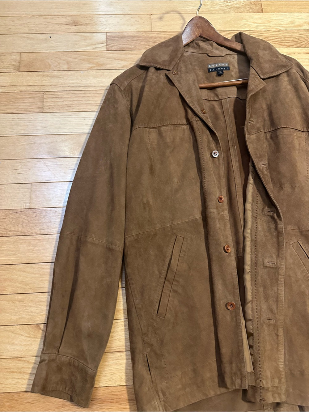 Robert Talbott Brown Leather Men's Jacket Size Medium