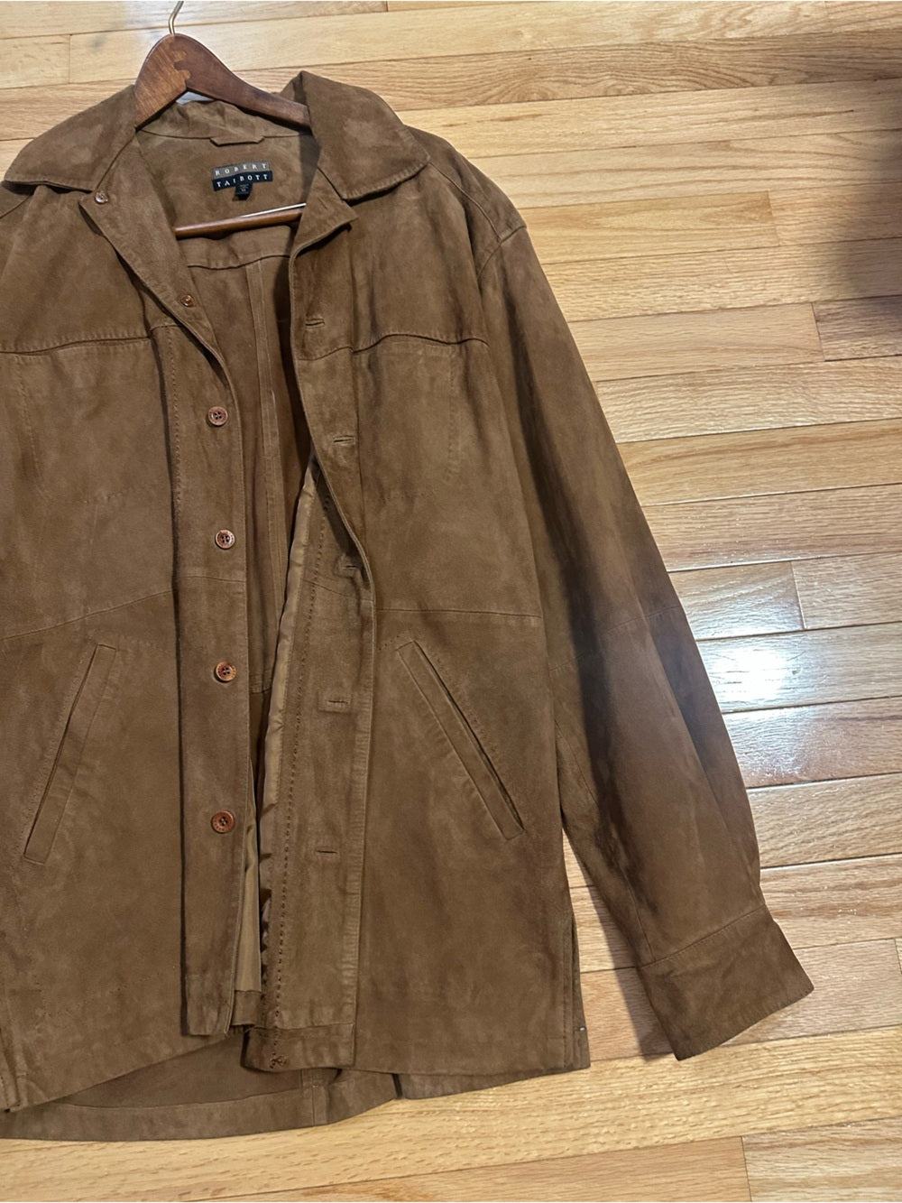 Robert Talbott Brown Leather Men's Jacket Size Medium