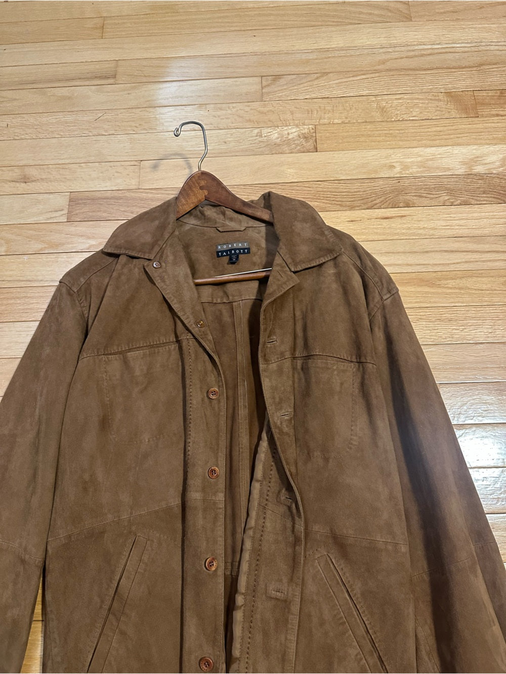 Robert Talbott Brown Leather Men's Jacket Size Medium