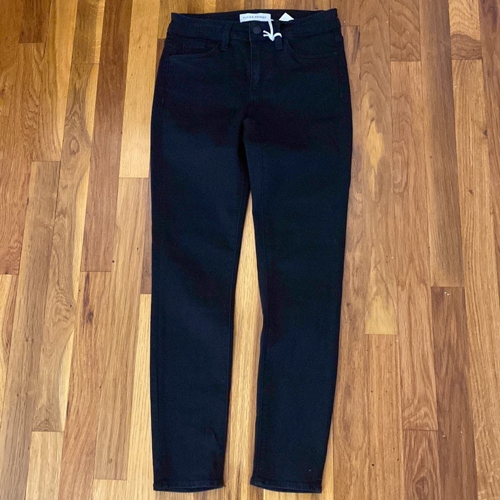NWT Flying Monkey Women’s Black Skinny Jeans Size 25