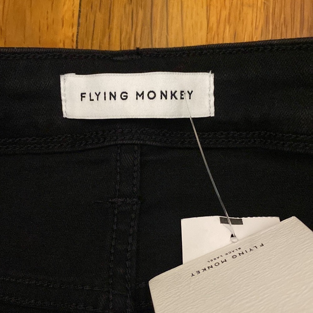 NWT Flying Monkey Women’s Black Skinny Jeans Size 25