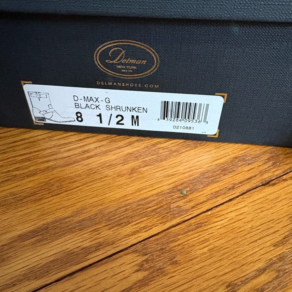 Adriana New York Black Leather Women's Boots Size 8.5