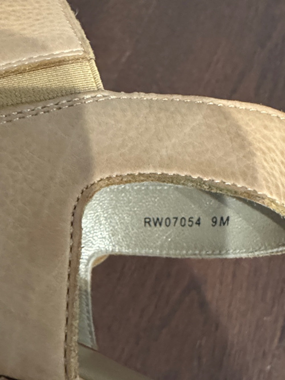 Stuart Weitzman Women's Neutral Block Heel Sandals with Ankle Strap Size 9