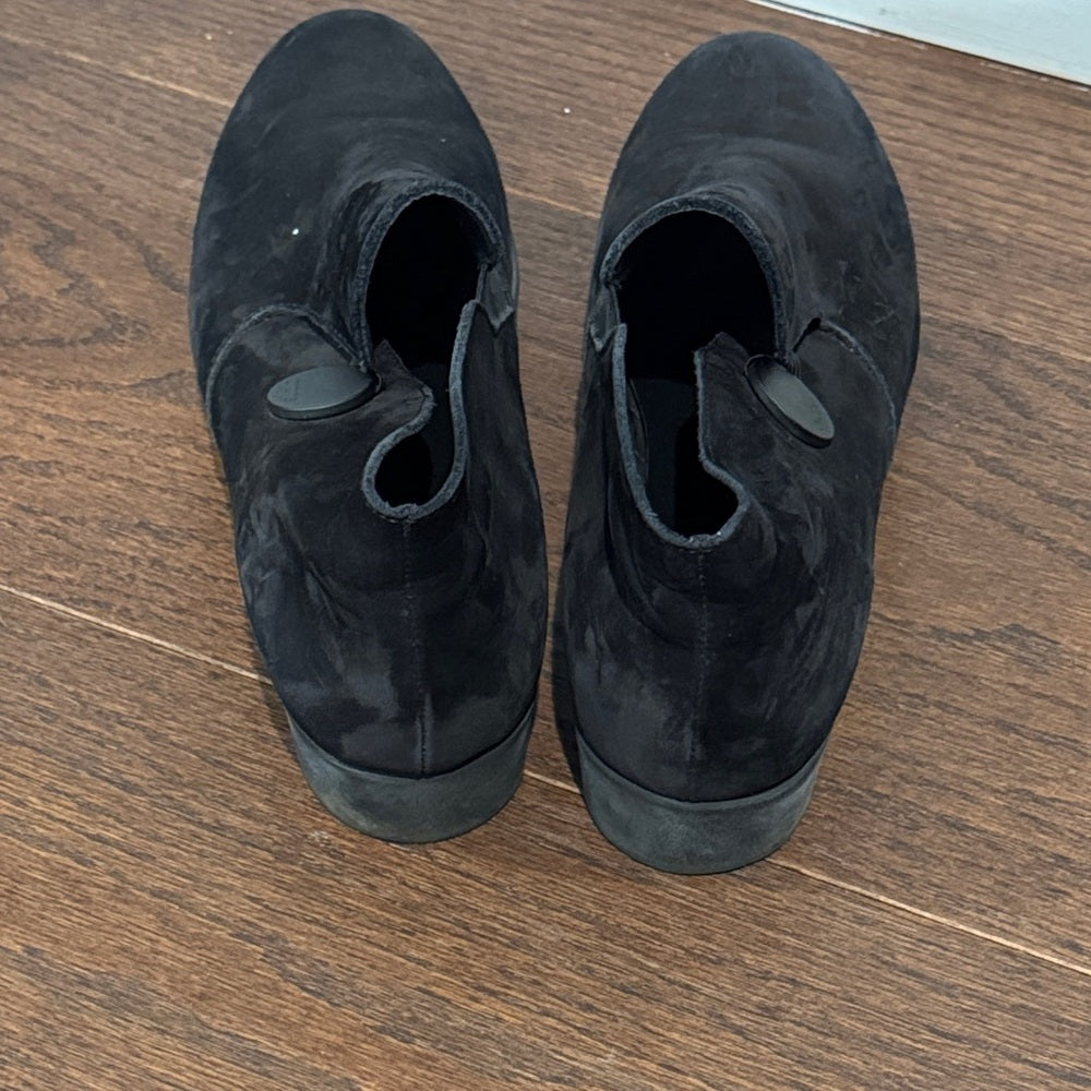 Arche Women’s Black Suede Nubuck Slip-On Booties Size 40/10