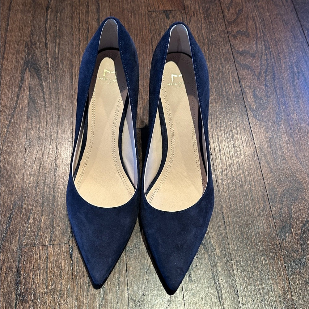 Marc Fisher Women’s Elegant Navy Blue Pumps Size 8.5