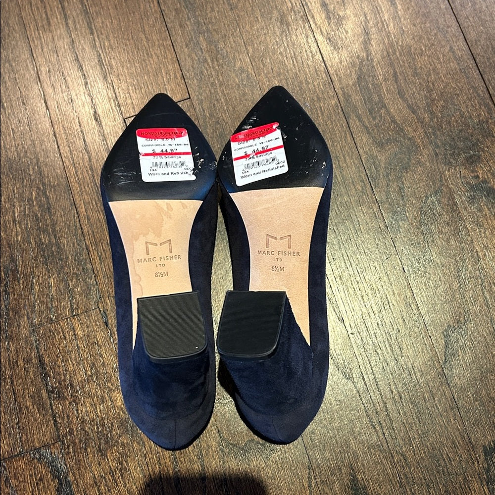 Marc Fisher Women’s Elegant Navy Blue Pumps Size 8.5