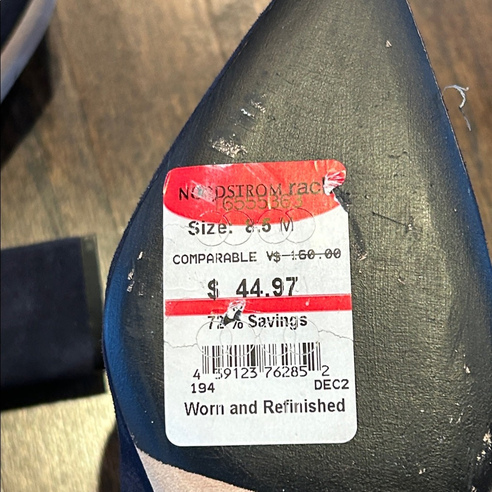 Marc Fisher Women’s Elegant Navy Blue Pumps Size 8.5