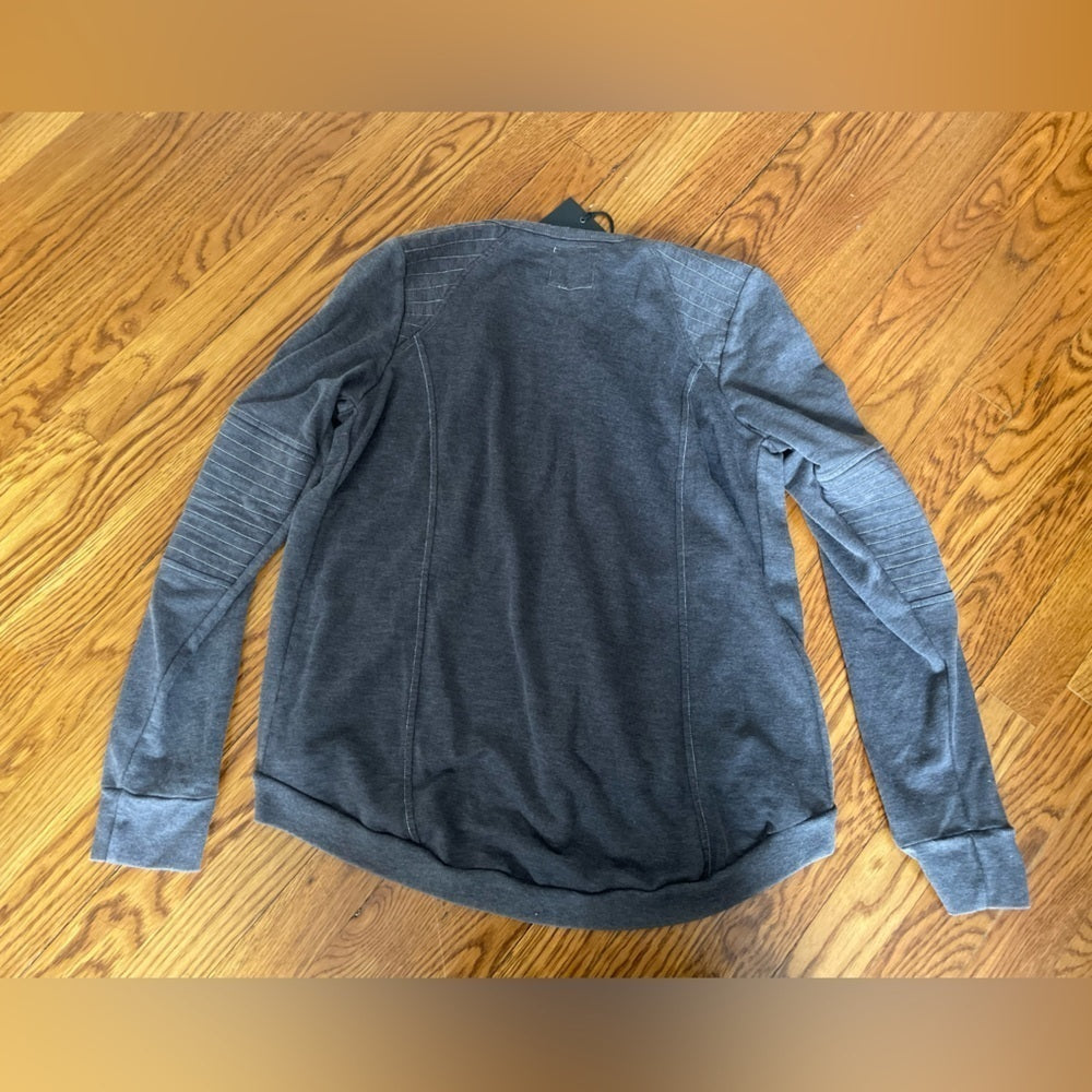 NWT Chaser Grey Zip Up Sweatshirt Size Small