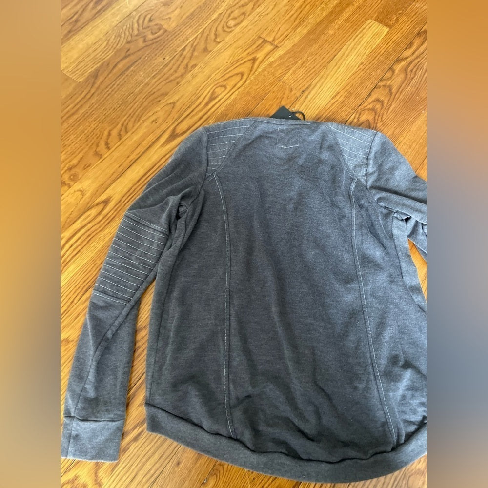 NWT Chaser Grey Zip Up Sweatshirt Size Small