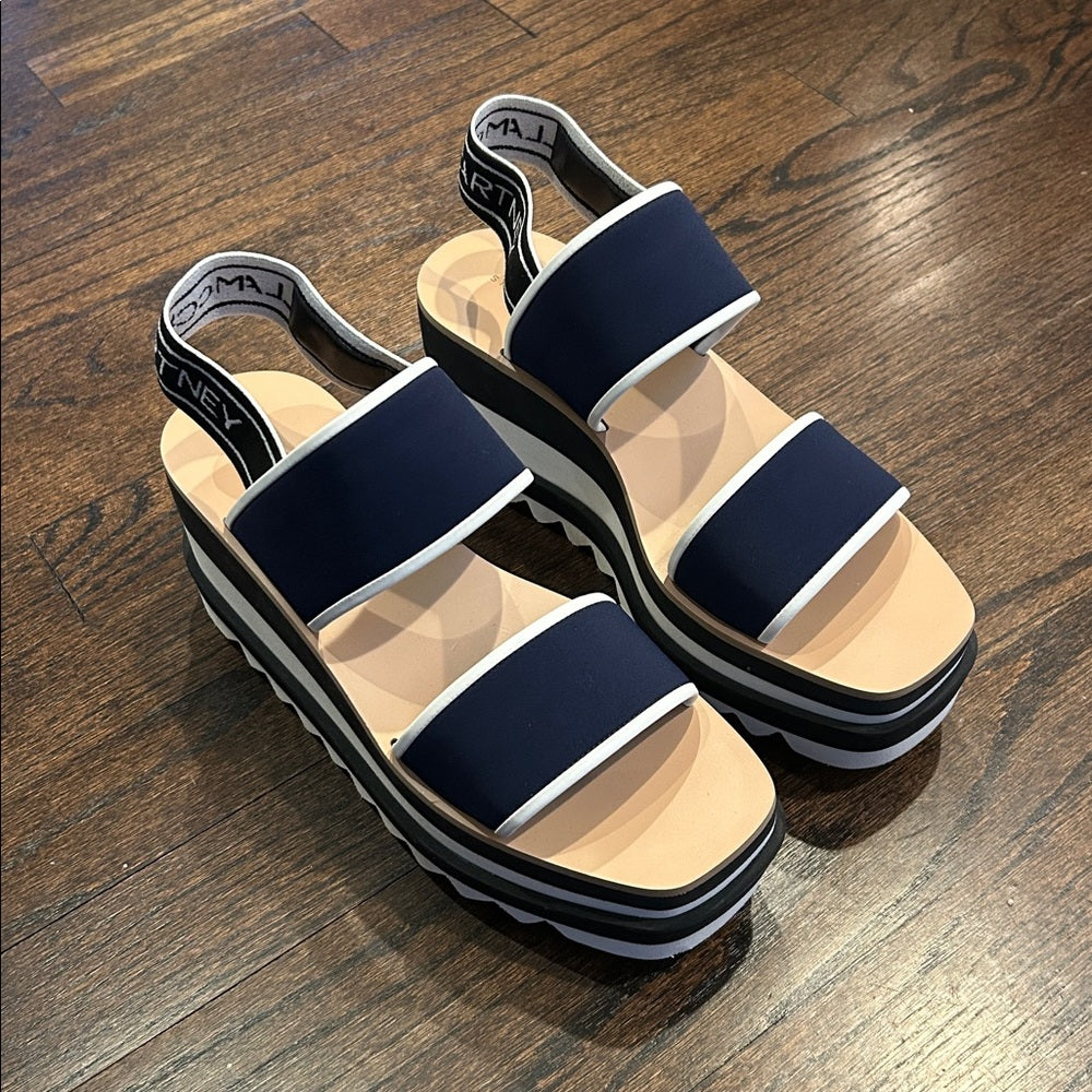 Stella McCartney Women’s Navy Platform Sandals Size 39.5/9.5