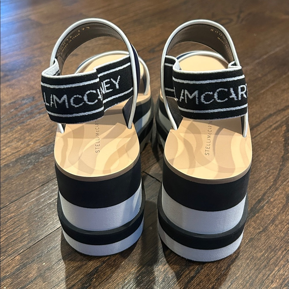 Stella McCartney Women’s Navy Platform Sandals Size 39.5/9.5