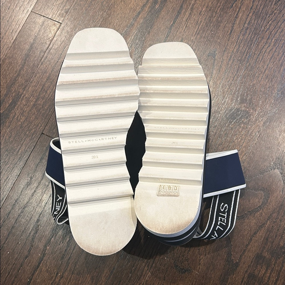 Stella McCartney Women’s Navy Platform Sandals Size 39.5/9.5