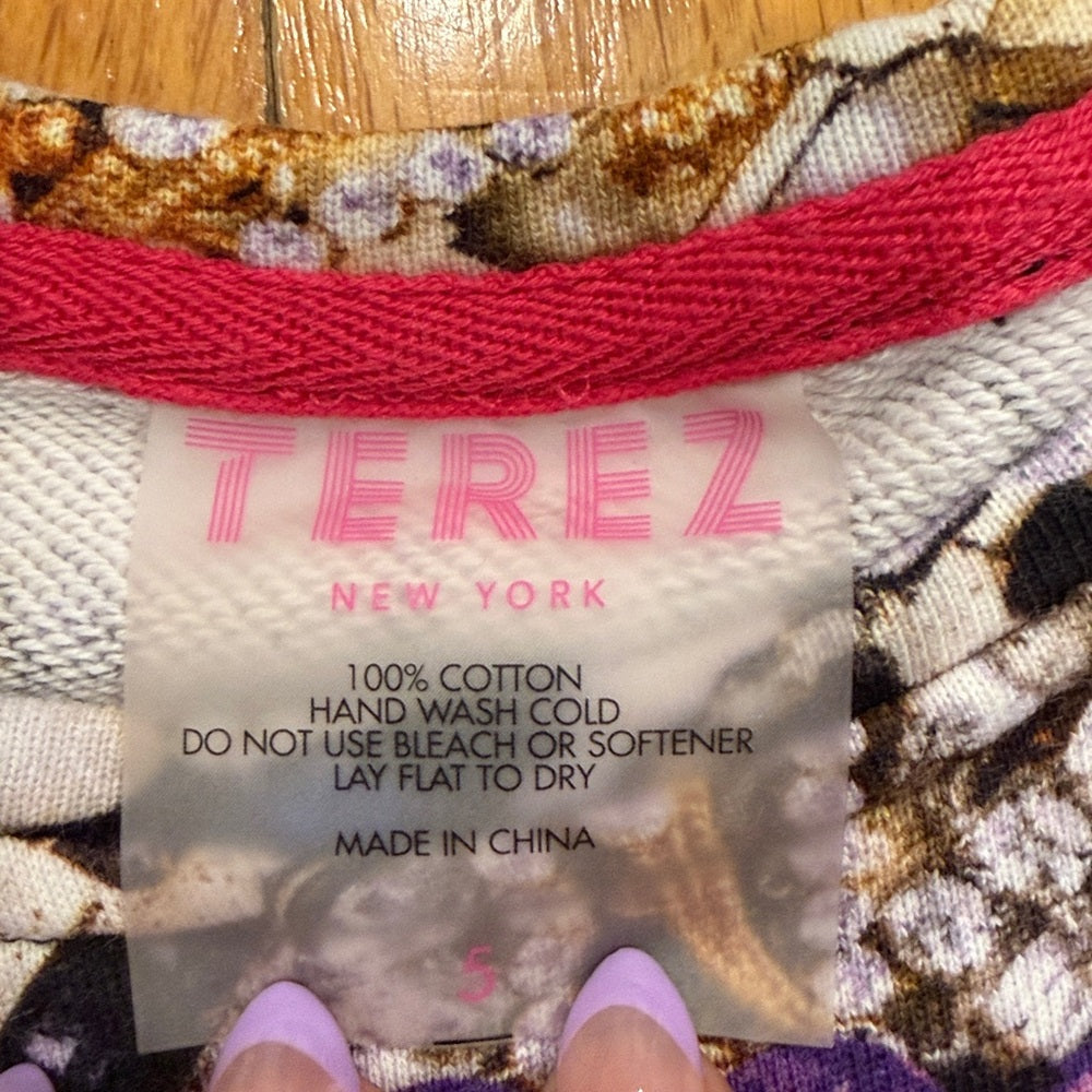 Terez Kids Multicolor Cotton Sweater Size 5