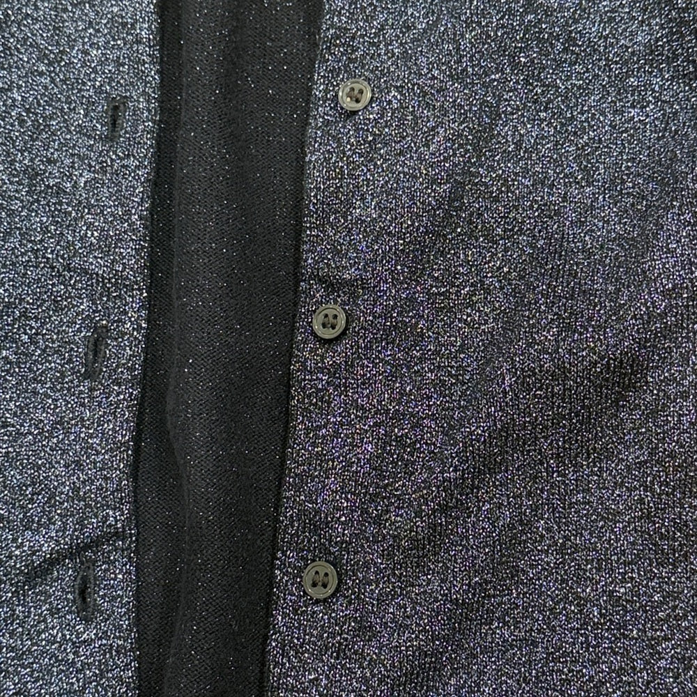 Crewcuts Kids Navy Blue Sparkle Cardigan Size 6-7
