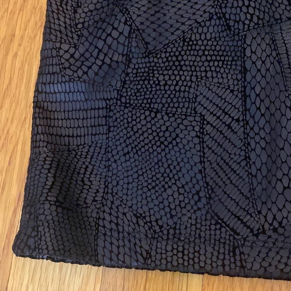 NWT Flowers By Zoe Girls Black Textured Tank Top Size XL