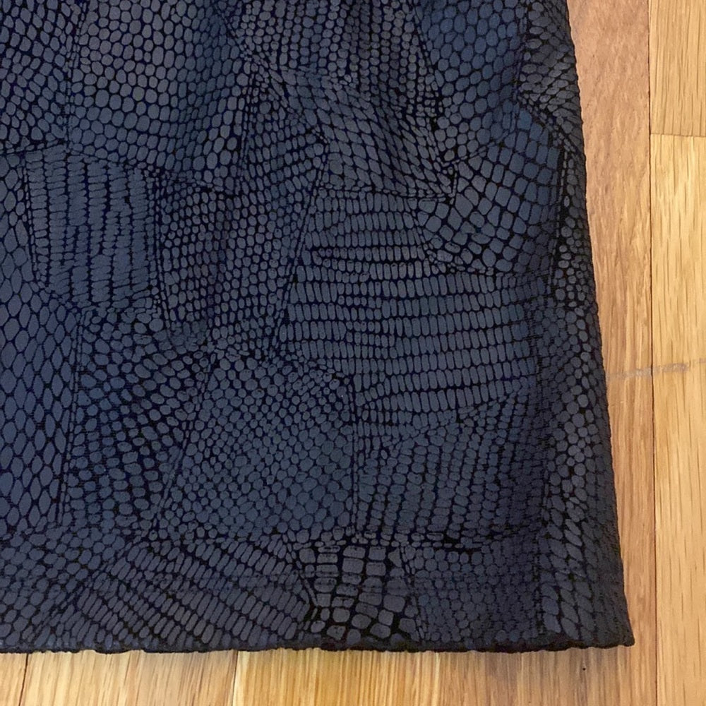 NWT Flowers By Zoe Girls Black Textured Tank Top Size XL