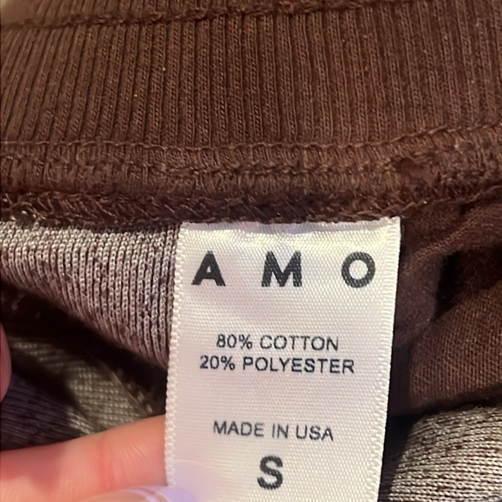 AMO Women’s Brown Joggers Size Small