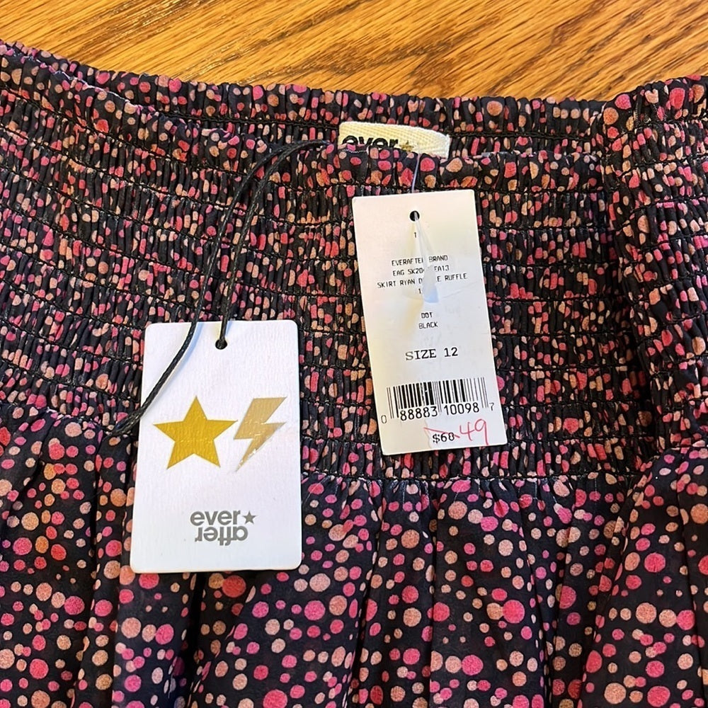 NWT Ever After Woman’s Ryan Double Ruffle Skirt Size 12