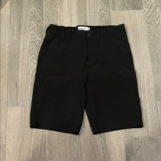 Abercrombie Kids Boys Black Khaki Shorts Size: 11/12