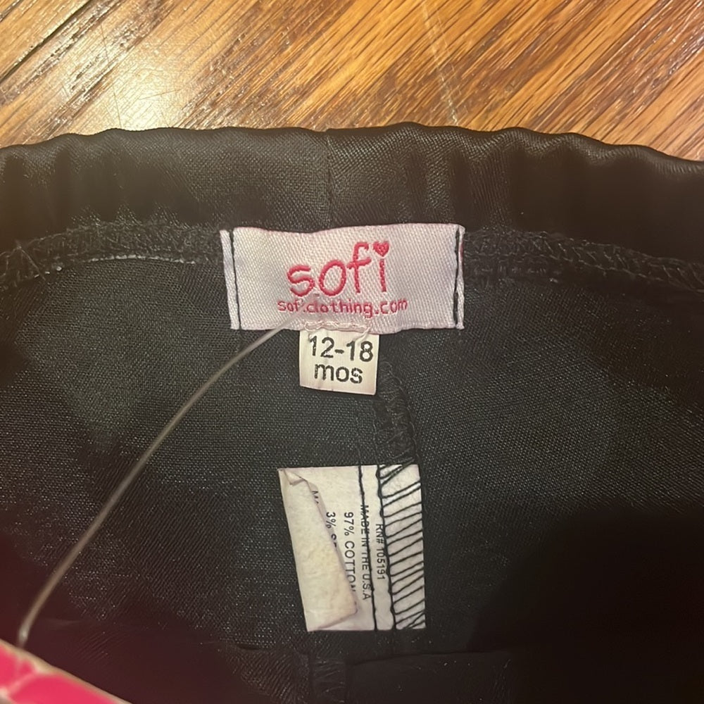NWT Sofi Girl’s Leggings Size 12-8M