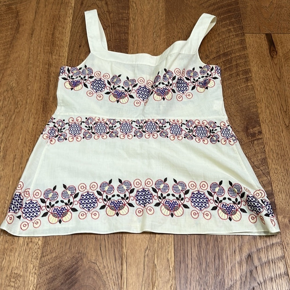 Marni Women’s Cream Printed Tank Size 38 Size 2
