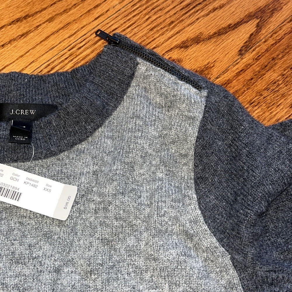 NWT J.Crew Woman’s Grey Sweater Size XXS