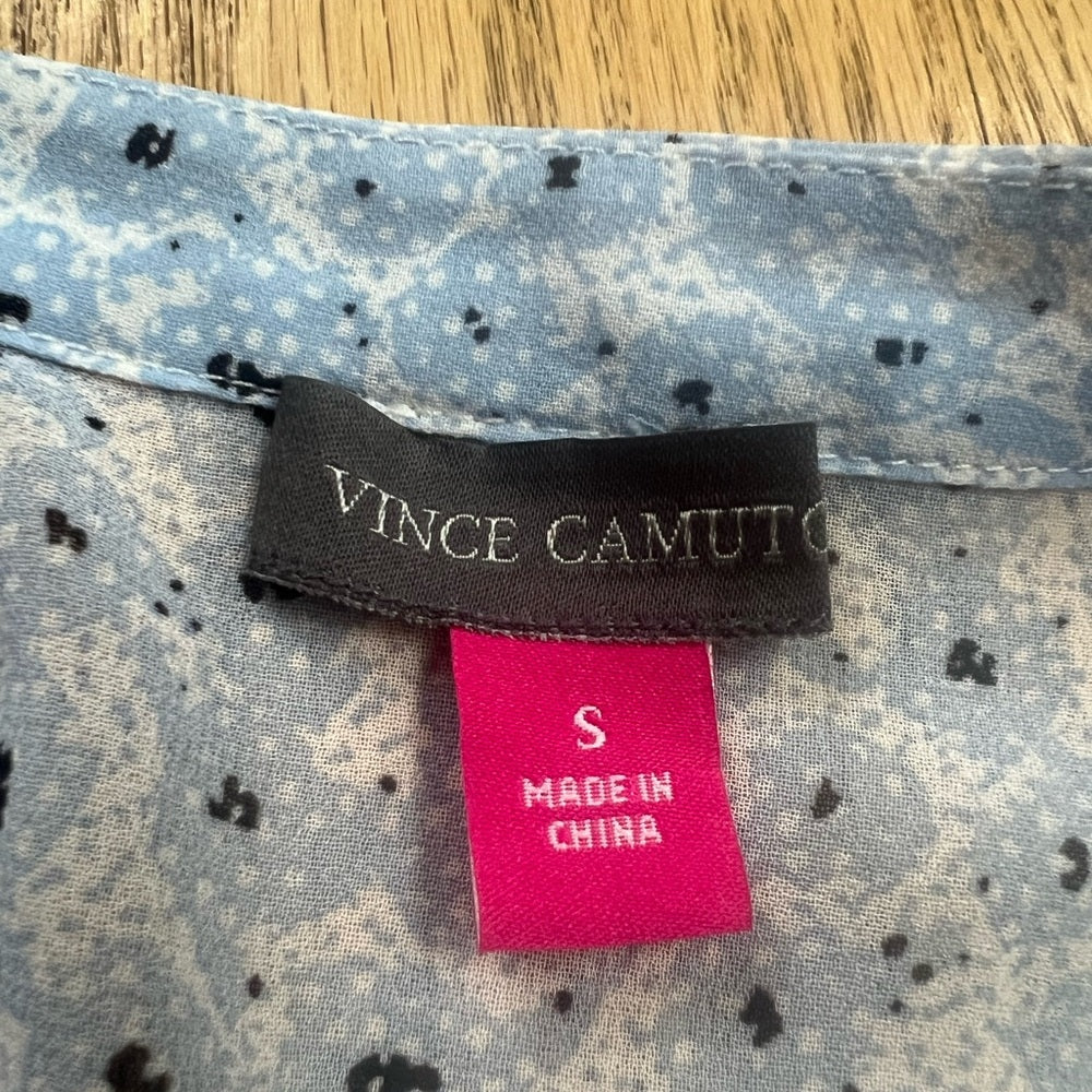 NWT Vince Camuto Women’s Blue Blouse Size S