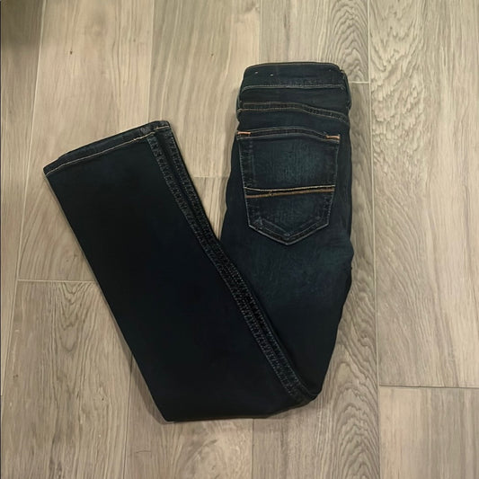 Abercrombie Kids Girls Dark Blue Jeans Size: 9/10