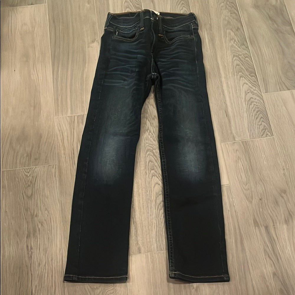 Abercrombie Kids Girls Dark Blue Jeans Size: 9/10