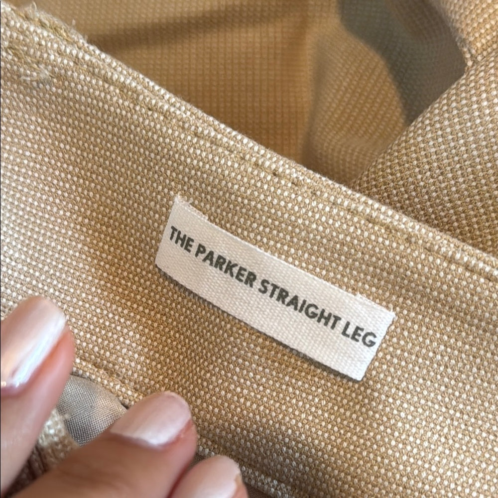NWT Loft Women's Cream Pants Straight Leg Size 10