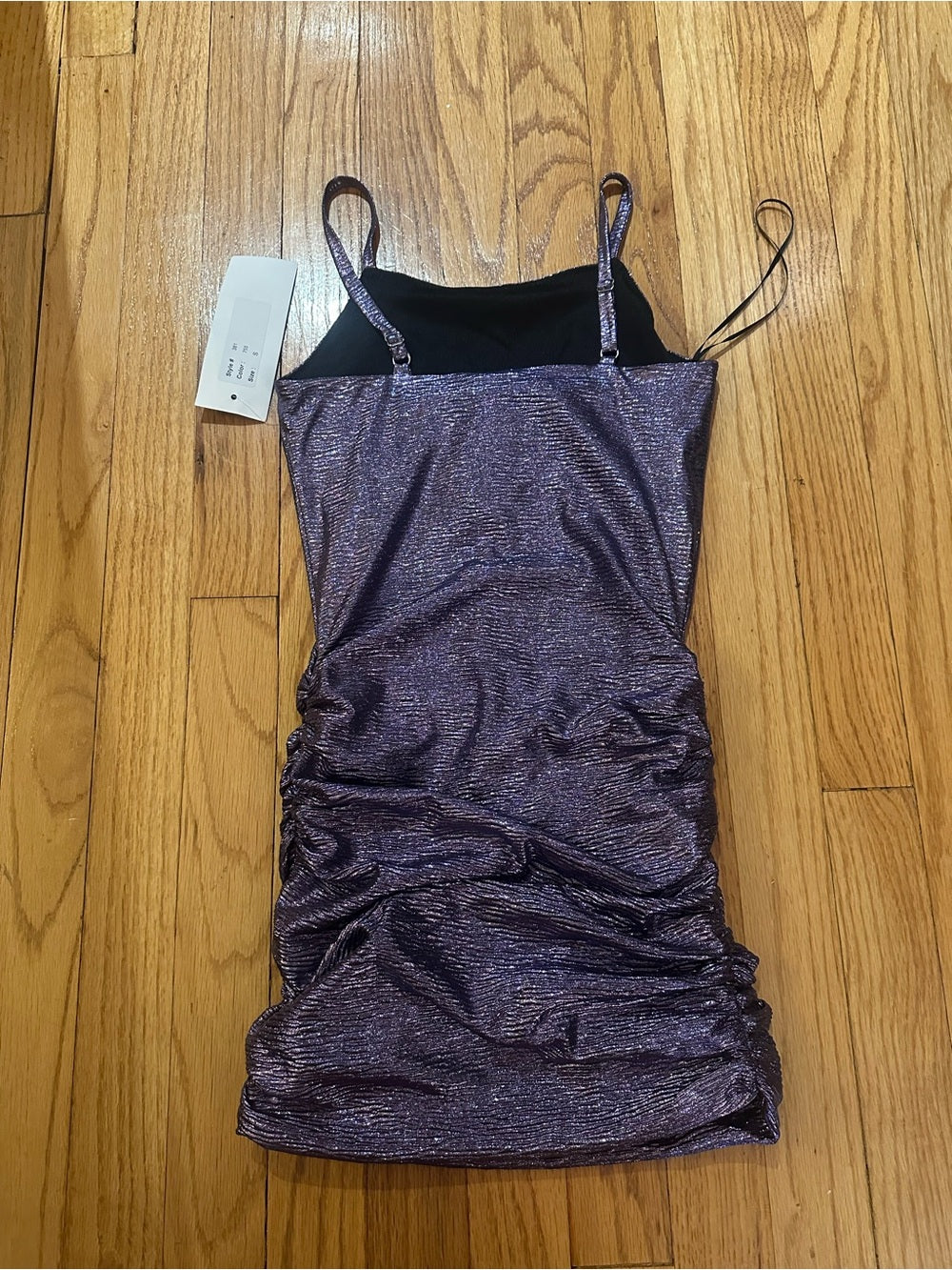 NWT By Debra Purple Kids Scrunch Dress Size Small