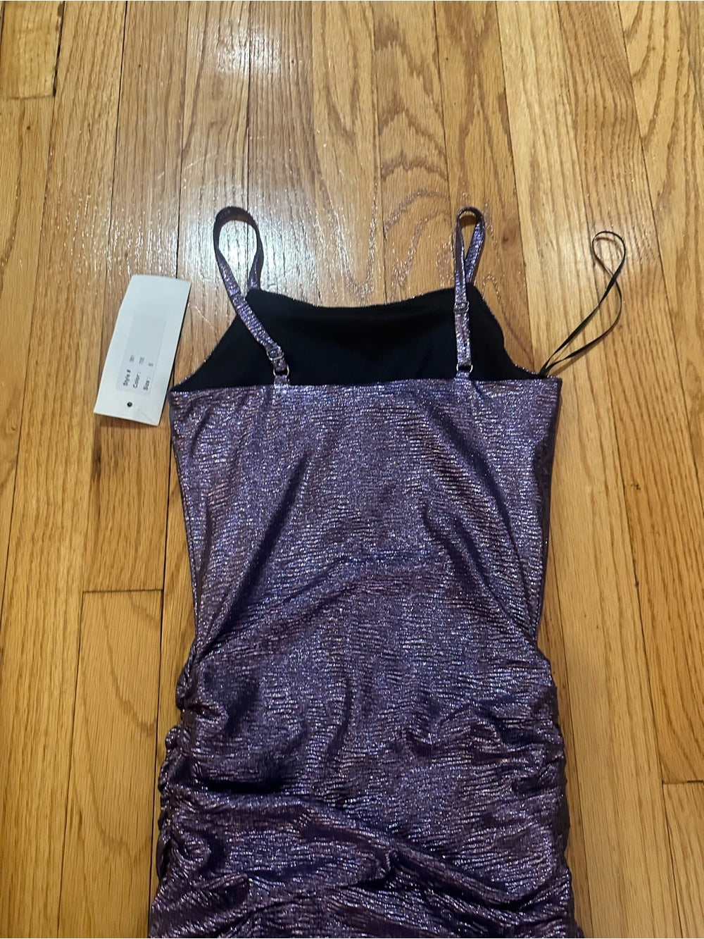 NWT By Debra Purple Kids Scrunch Dress Size Small