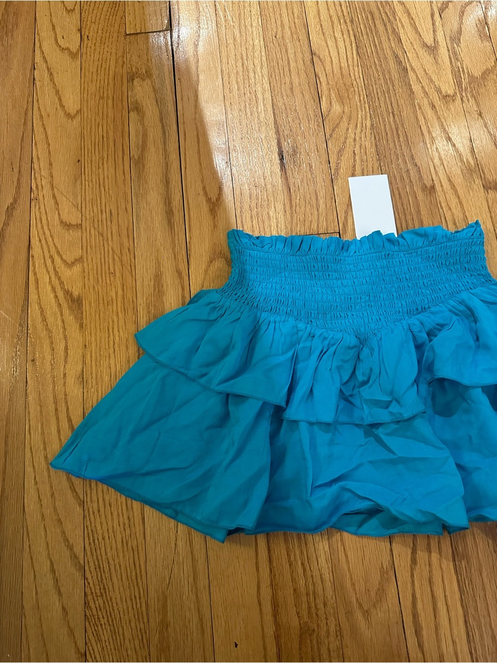 NWT Katie J NYC Kids Blue Ruffle Skirt Size Small