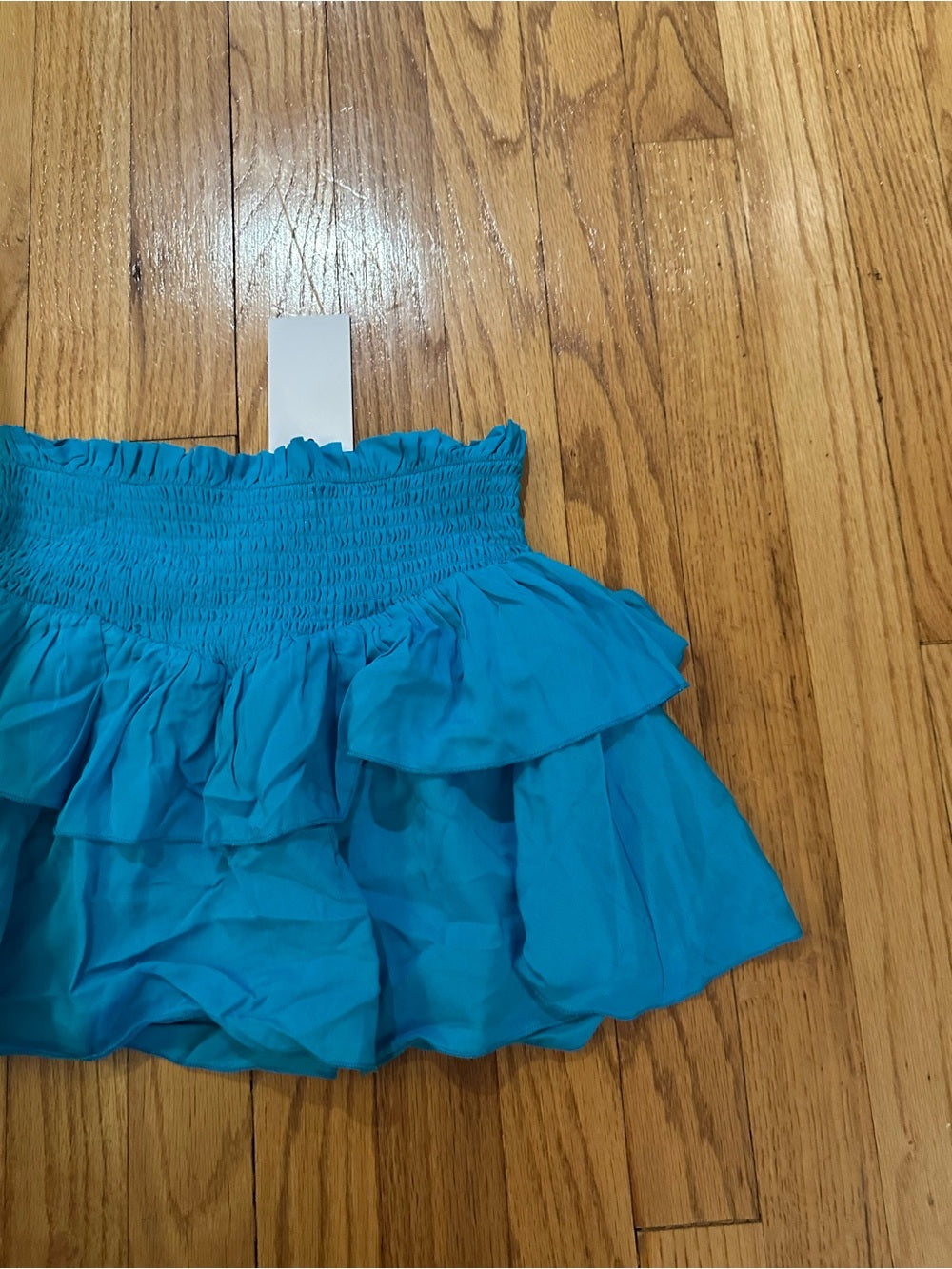 NWT Katie J NYC Kids Blue Ruffle Skirt Size Small