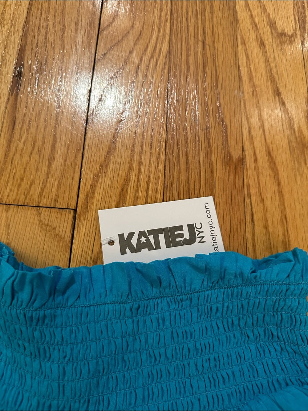 NWT Katie J NYC Kids Blue Ruffle Skirt Size Small