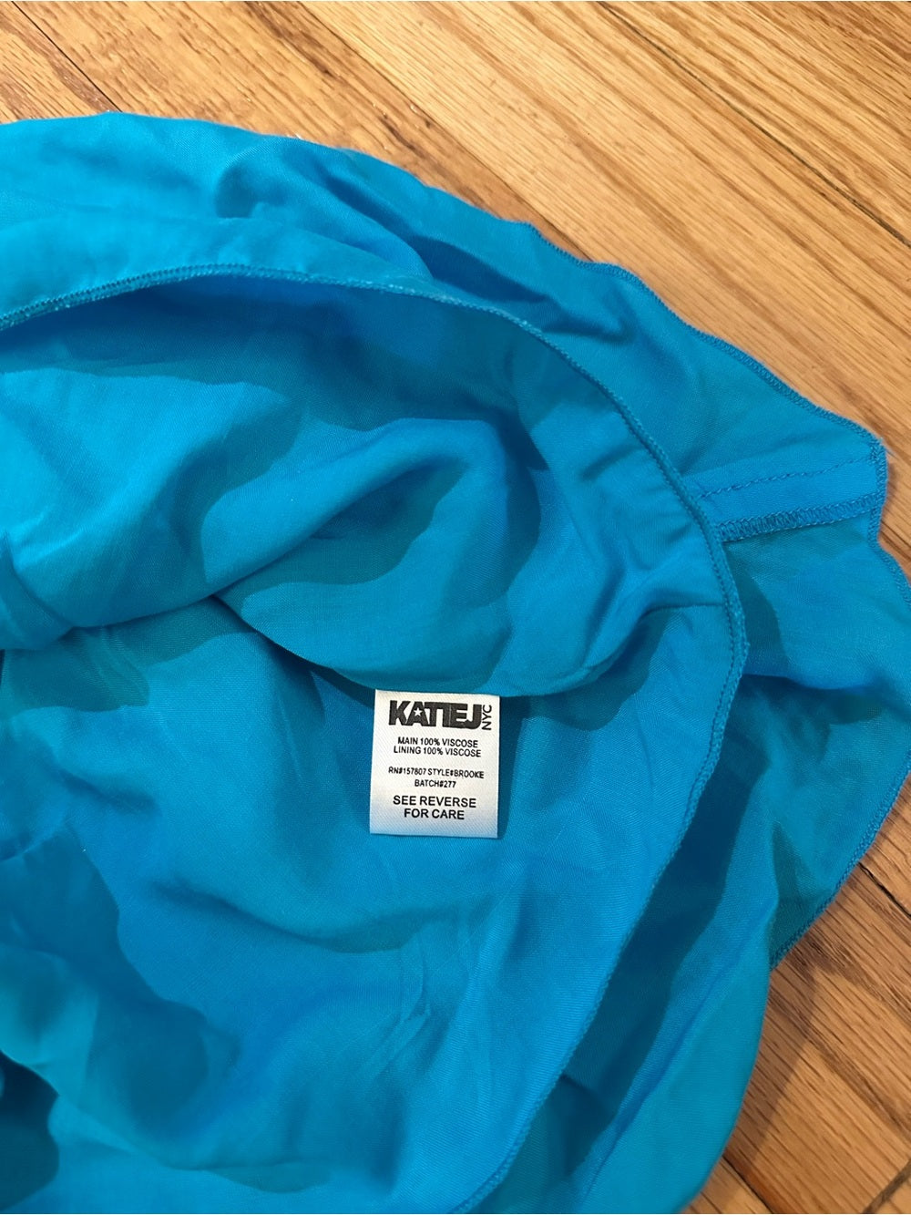 NWT Katie J NYC Kids Blue Ruffle Skirt Size Small