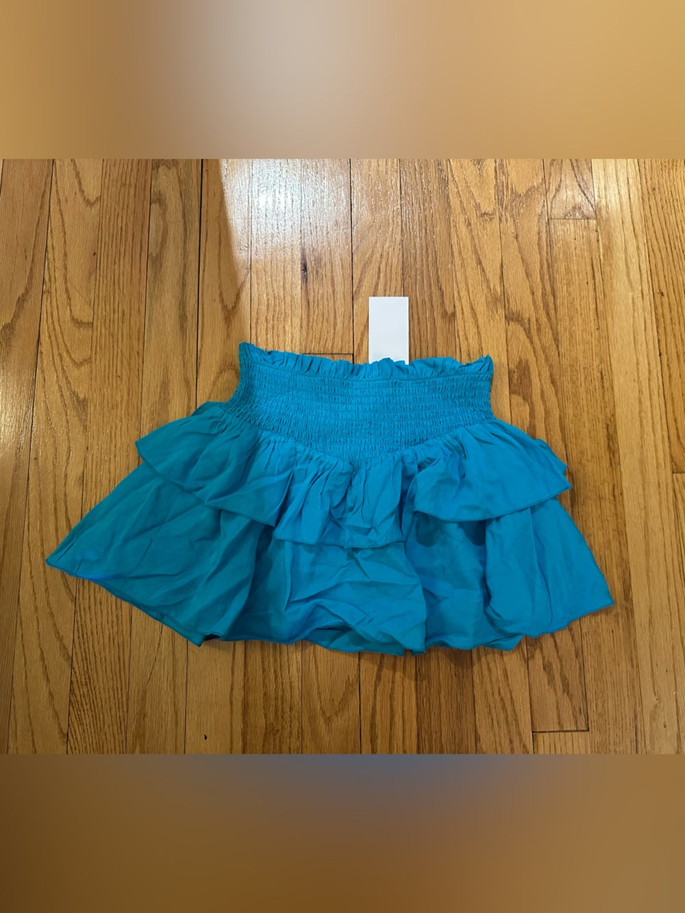 NWT Katie J NYC Kids Blue Ruffle Skirt Size Small